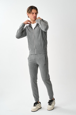 Dechers Tech Fleece Double Face Kapüşonlu Erkek Eşofman Takım E213-7 Antrasit