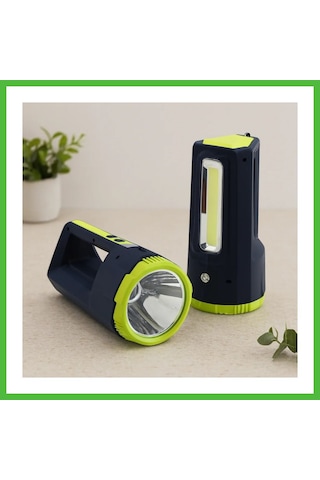 Vaveni 2in1 30w/10w Cob Led Usb & Oto Şarjlı El Feneri Projektör Arz