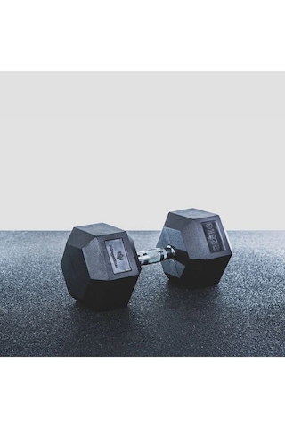 Kıngsbox Hex Kauçuk Dumbbell 10 Kg