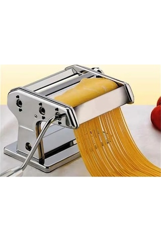 Erişte Makarna Yapma Kesme Makinesi Hamur Lazanya Spagetti Raviolli Makinesi 0029