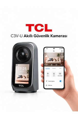 Tcl C3v-u 360 Full Hd Ekranlı Akıllı Güvenlik Kamerası Distribütör
