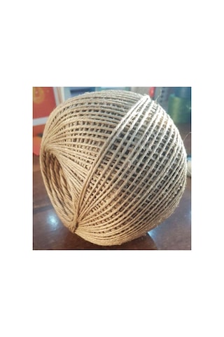 Jüt Ip 500 Gram, 500 M Hasır Ipi Çuval Ipi Kırnap Süsleme Ipi - 1 Adet