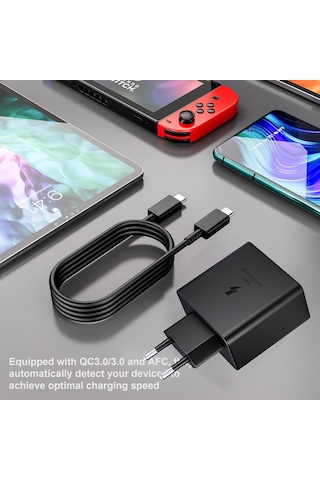 Samsung Uyumlu Galaxy S25 S24 S23 S22 S20+ Plus Ultra A36 A56 5g 45w Süper Hızlı Şarj Aleti Seti