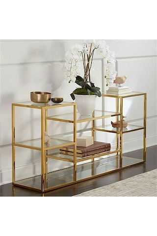 Janet Gold Metal Dresuar Gold