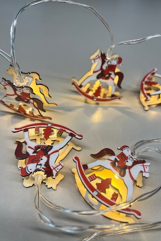 Kızaklı At Yılbaşı Led Işık Gün Işığı