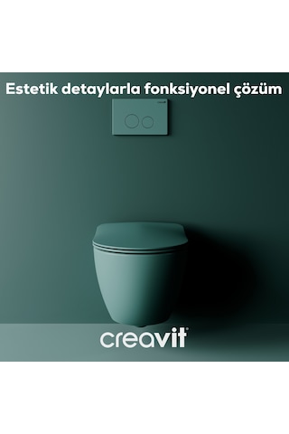 Creavit AC50L.NYL Ara Kesme Valfi 1/2-1/2" Nil Yeşili