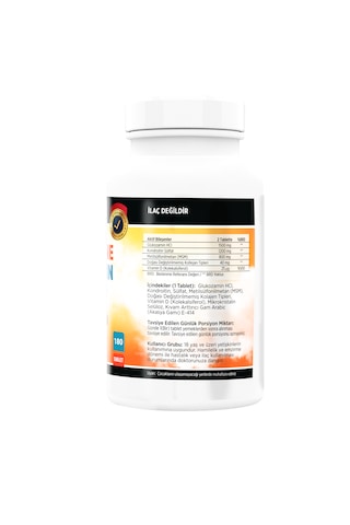Flx Glucosamine Chondroitin Msm Collagen Vitamin D 180 Tablet