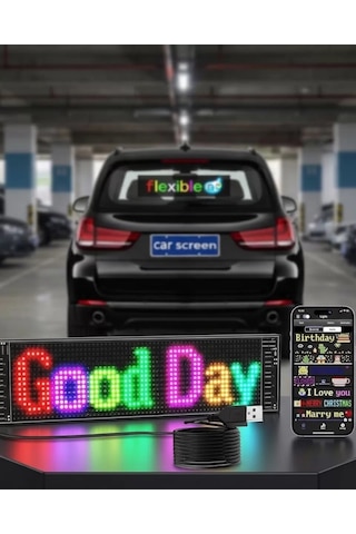 Akıllı Led Ekran Paneli Uygulama Kontrollü Yazı Ve Animasyon Gösterimi 399832