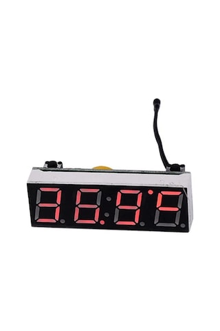 Alkatronik-3 İn 1 Voltmetre Termometre Saat Tarih Sıcaklık Voltaj Göstergesi