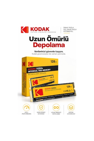 X250s 128gb M.2 Sata 2280 Ssd 520 Mb/s Okuma 500 Mb/s Yazma Hızlı Ssd