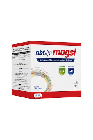 Nbt Lıfe Magsı Magnezyum Ve B6 Vıtamını