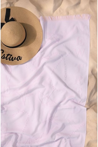 Favora Trend %100 Pamuk Kabartmalı Plaj Havlusu - Lila