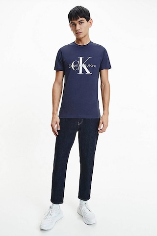 Calvin Klein Erkek Tişört-j30j320935 Mavi