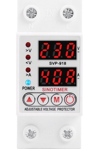 Butu Sınotımer Svp-918 Ayarlanabilir Akıllı Aşırı Gerilim Düşük Gerilim Koruyucu Akım: 40a