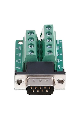Db9 To Dip Adaptör Erkek 9 Pin Rs232 Com Port Klemens