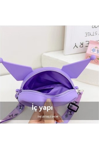 Aurora Küçük Prenses Kulomi Çocuk Çantası Mor Mor