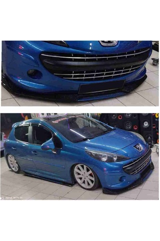 Peugeot 207 Lip 4 Parça Mavi /