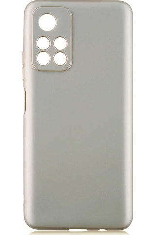 Noktaks - Xiaomi Uyumlu Xiaomi Poco M4 Pro 5g - Kılıf Mat Renkli Esnek Premier Silikon Kapak - Gold