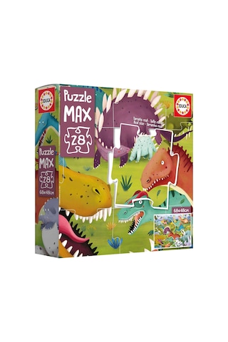 Educa Puzzle Maxi Dinozorlar 28 Parça Çocuk Puzzle 68 X 48 Cm - 3+ Yaş