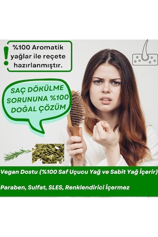 Antı Haır Loss- 10 Forces Saç Dökülmelerine Karşı 10 Aromatik Yağ Karışımı