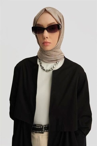 Armine Balon Etekli Pardesü 25y8205 Siyah Siyah