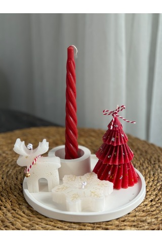 Kübra Design Candles Yılbaşı Özel Seri Mum Seti