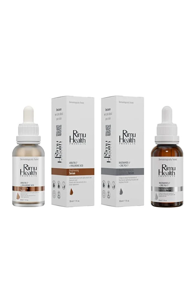 Rimu Health Products Koyu Leke Ve Cilt Tonu Eşitlemeye Yardımcı Bakım Seti Arbutin - Niacinamide 30 Ml 30 Ml Rm000124