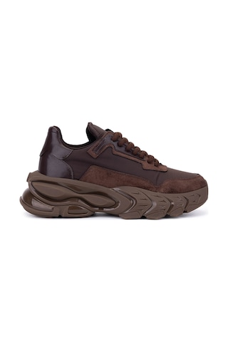 Tamer Tanca Kadın Suni Deri Kahve Sneakers & Spor Ayakkabı 1009 2190 Bn Ayk Sk25-26 Kakao Suet Kahverengi