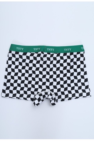 Toontoy Kids Toontoy Erkek Çocuk Pamuklu Lastikli Boxer - 4'lü Paket-tk24826 Yeşil