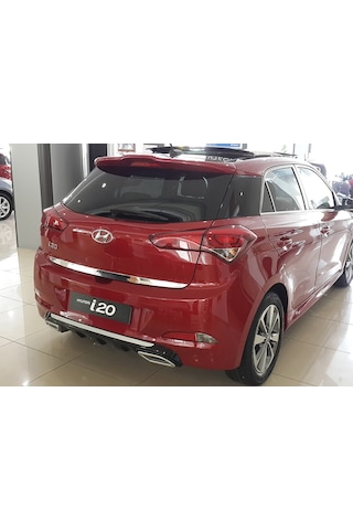 Hyundai İ20 Difüzör Arka Tampon Eki Egzoz Görünümlü Düfüzör