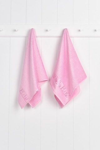 Nurpak Bambu Yüz Havlusu 50 x 90 - Pembe