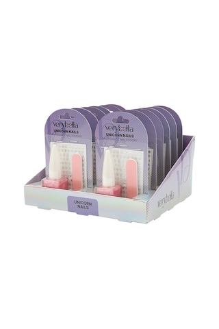 Vrb48000 Very Bella - Unicorn Tırnak Seti Oje+kağıt Törpü