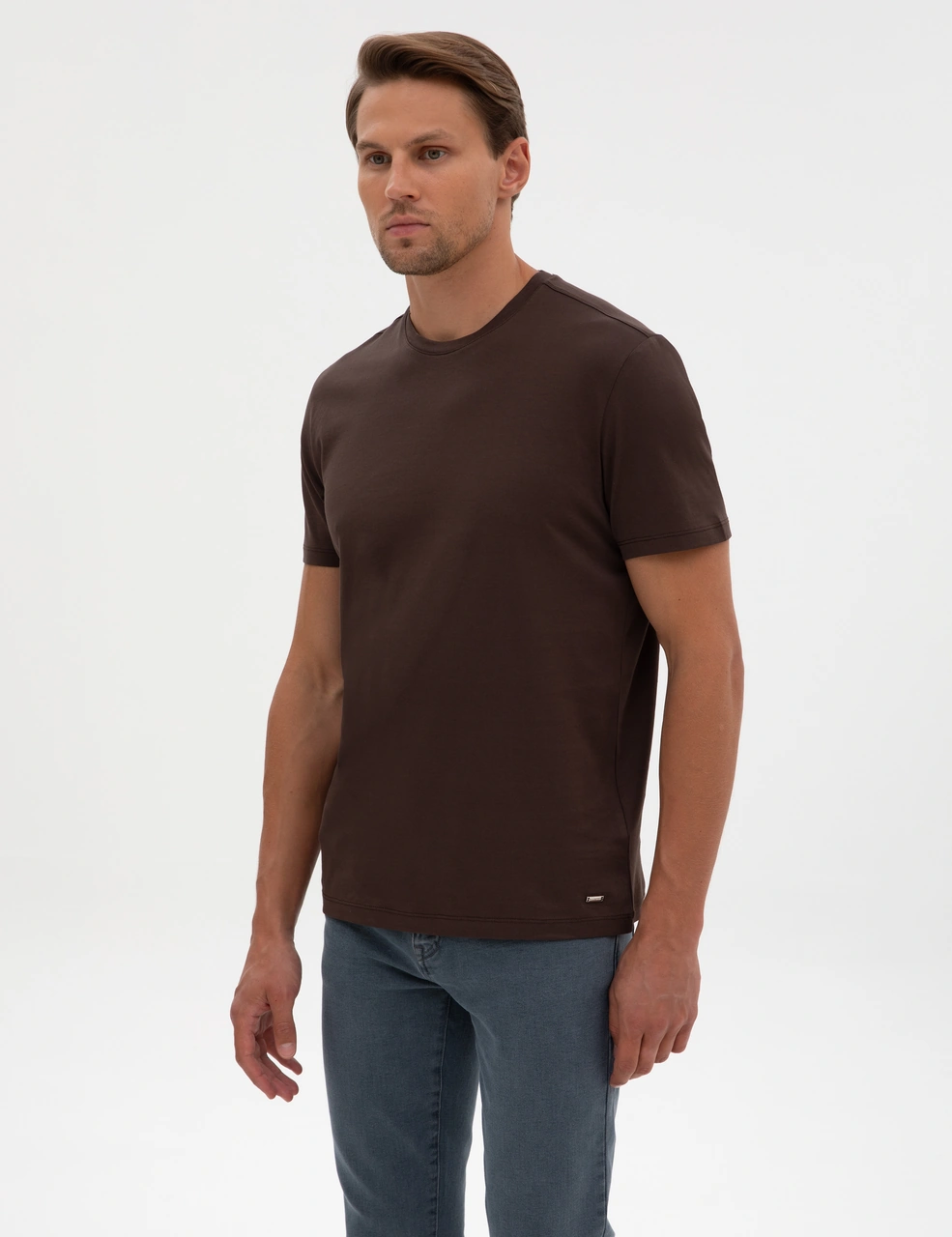 Pierre Cardin Erkek Kahverengi Tişört Basic 50320102-vr029 Kahverengi