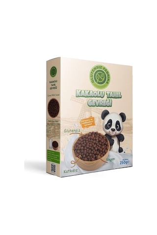 Glutensiz Fabrika Glutensiz Kakaolu Tahıl Gevreği 250 G