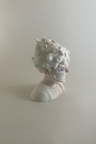 Kazanova Design Luffy Gear 5 Büst Figür Büyük Boy One Piece Anime Masaüstü Dekoratif