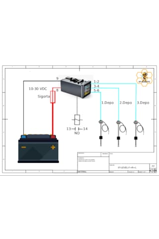 Seviye Ölçer 3+1 Programlanabilir