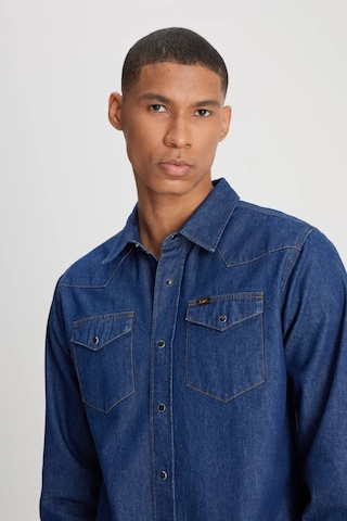 Lee Regular Fit Mavi Erkek Denim Uzun Kollu Jean Gömlek - L241513xt 001