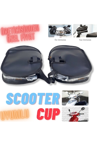 EL RÜZGARLIĞI EL ÖRTÜSÜ SCOOTER - CUP UYUMLU YENİ ÜRETİM
