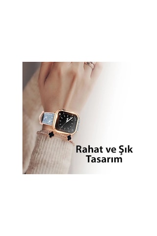 Dux Ducis Samo Series Apple Watch Uyumlu 45mm İçin Soft Tpu Full Koruma Ultra İnce Silikon Kılıf- 5775