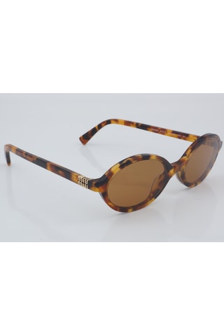 Miu Miu Smu 04z 19p-2z1 50 - 01 Güneş Gözlüğü Leopar