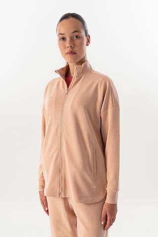 Maraton Comfort Kadın Dik Yaka Pembe Eşofman Üstü