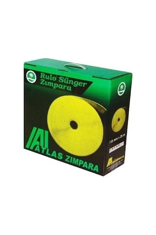Ahşap Ve Metal Yüzeyler Sünger Şerit Zımpara Rulo 115 Mm X 25 M 150 Kum