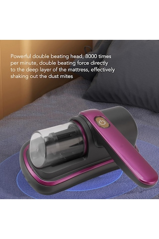 Springsun Kablosuz Uv Mayt Temizleyici - Düşük Sesli El Vakumu İle Yatak, Koltuk, Halı Temizliği