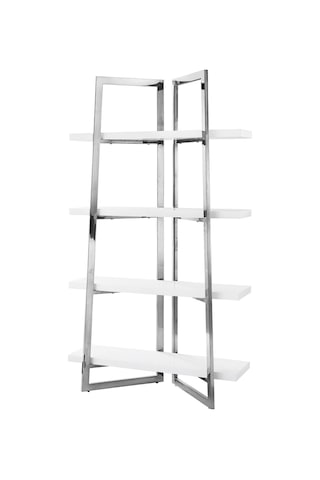 Nysa Paslanmaz Metal Kitaplık & Raf