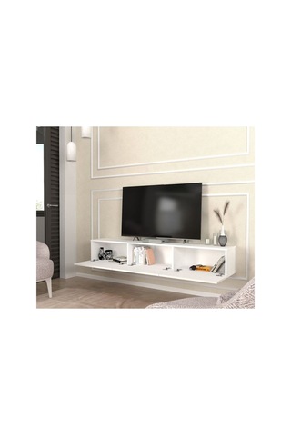 Mdf Asel Tv Ünitesi Beyaz