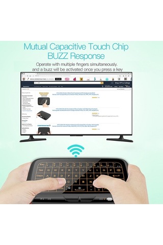 Carrier "2.4ghz Kablosuz Klavye Ve Dokunmatik Pedli Tv Kumandası