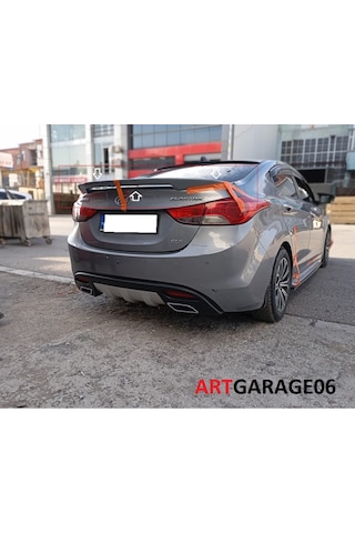 Hyundai Elantra 2010-2016 Arası Bagaj Spoileri-fiberglass-boyasız