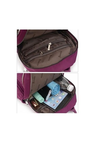 Seyahat Kadın Sırt Çantası Rahat Su Geçirmez Gençlik Bayan Çantası Kadın Büyük Kapasiteli Kadın Omuz Çantaları Red Sırt Çantası Sırt Çantaları 9a6apy Mor