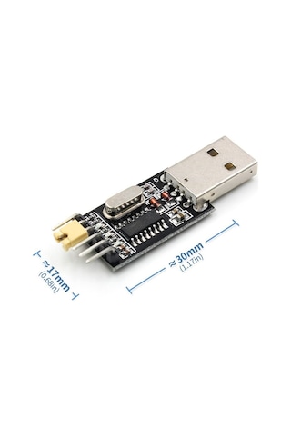 Ch340g Usb To Rs232 Ttl Uart Çevirici Modül Seri Port
