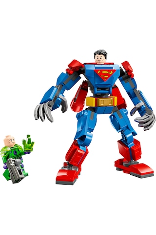 LEGO® DC Superman™ Robotu, Lex Luthor™’a Karşı 76302 - 6 Yaş ve Üzeri Süper Kahraman Sevenler için Yaratıcı Oyuncak Yapım Seti (120 Parça)